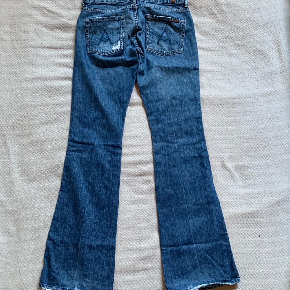 For All Mankind distressed “A” Pocket Jeans
